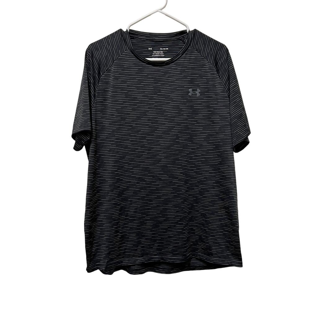 Under Armour Short sleeve black white Womens Tech Tee Size XL